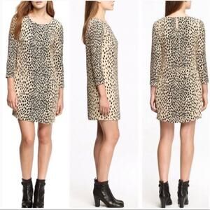 J. Crew Jules Wildcat Shift Dress Size 00